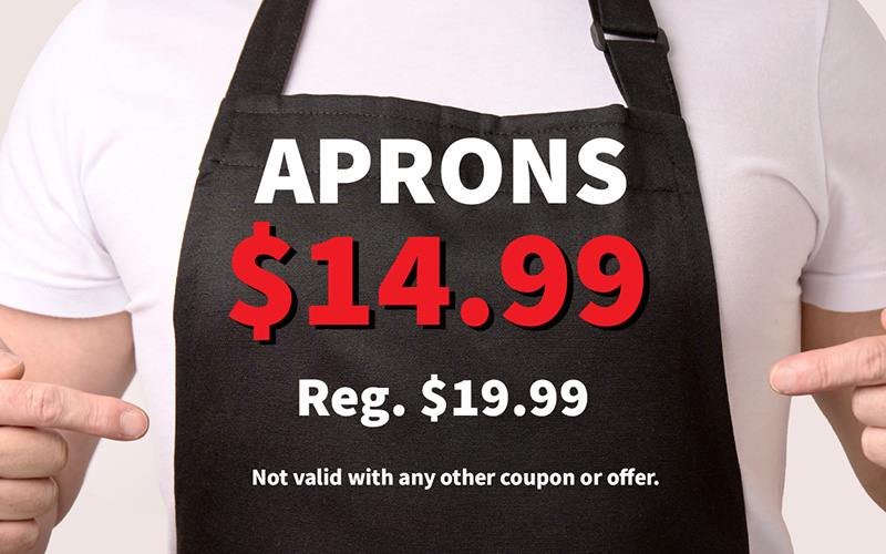 Aprons for sale